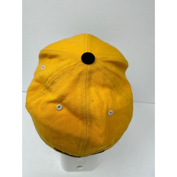 Vintage Mitchell & Ness Boston Bruins 7 1/4 Fitted Hat Gold Black Wool - Picture 6 of 9